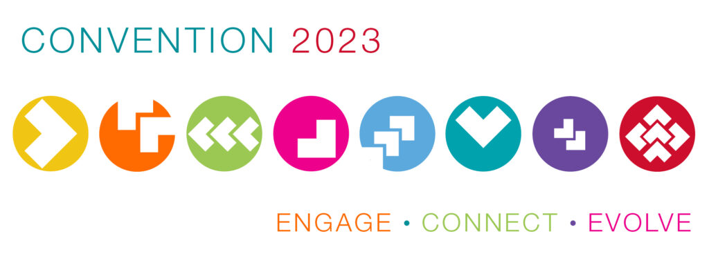 Logo for the League's 2023 Annual Convention